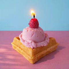 Sweet Strawberry Waffle